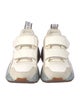 Stella McCartney Leather Colorblock Pattern Chunky Sneakers