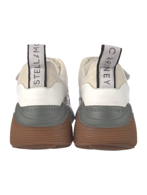 Stella McCartney Leather Colorblock Pattern Chunky Sneakers