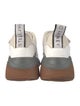 Stella McCartney Leather Colorblock Pattern Chunky Sneakers