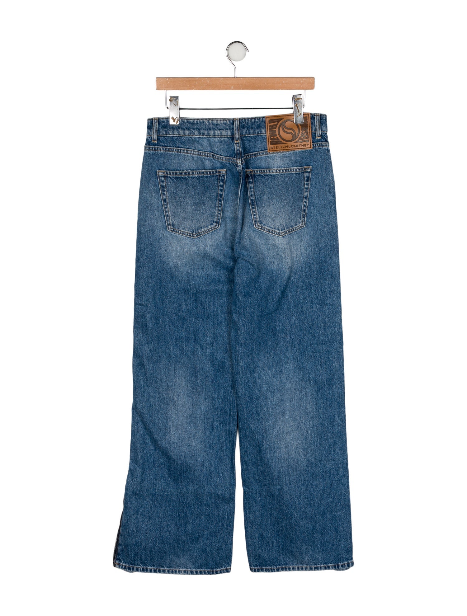 Stella McCartney High-Rise Wide Leg Jeans