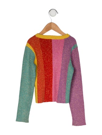 Stella McCartney Girls' Patterned Long Sleeve Sweater