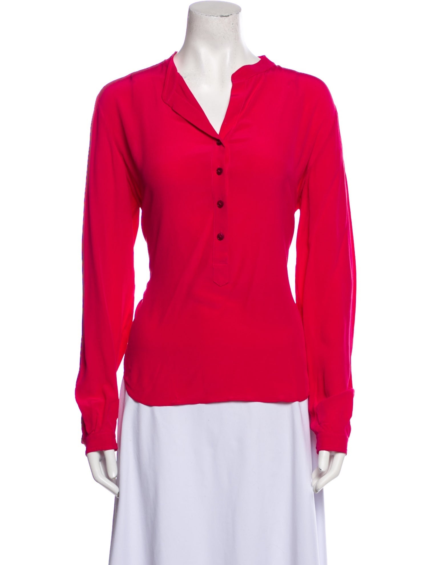 Stella McCartney Silk V-Neck Top