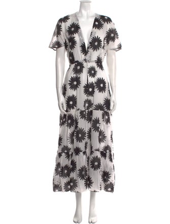 Stella McCartney Floral Print Long Dress