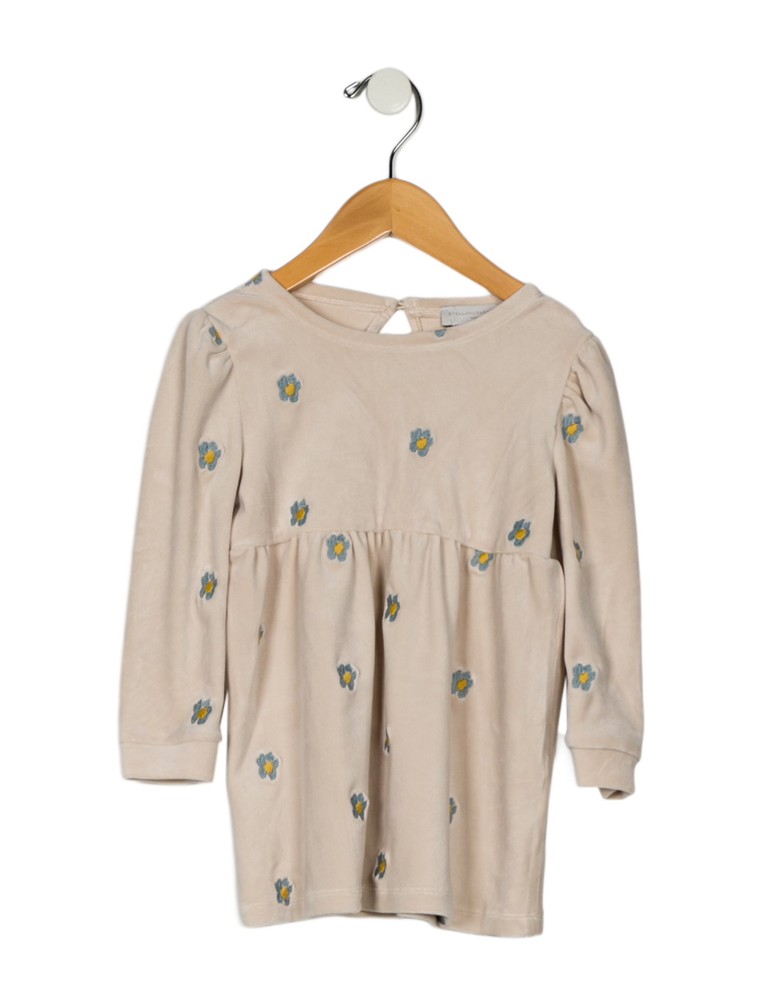 Stella McCartney Stella McCartney Girls' Embroidered Velvet Dress