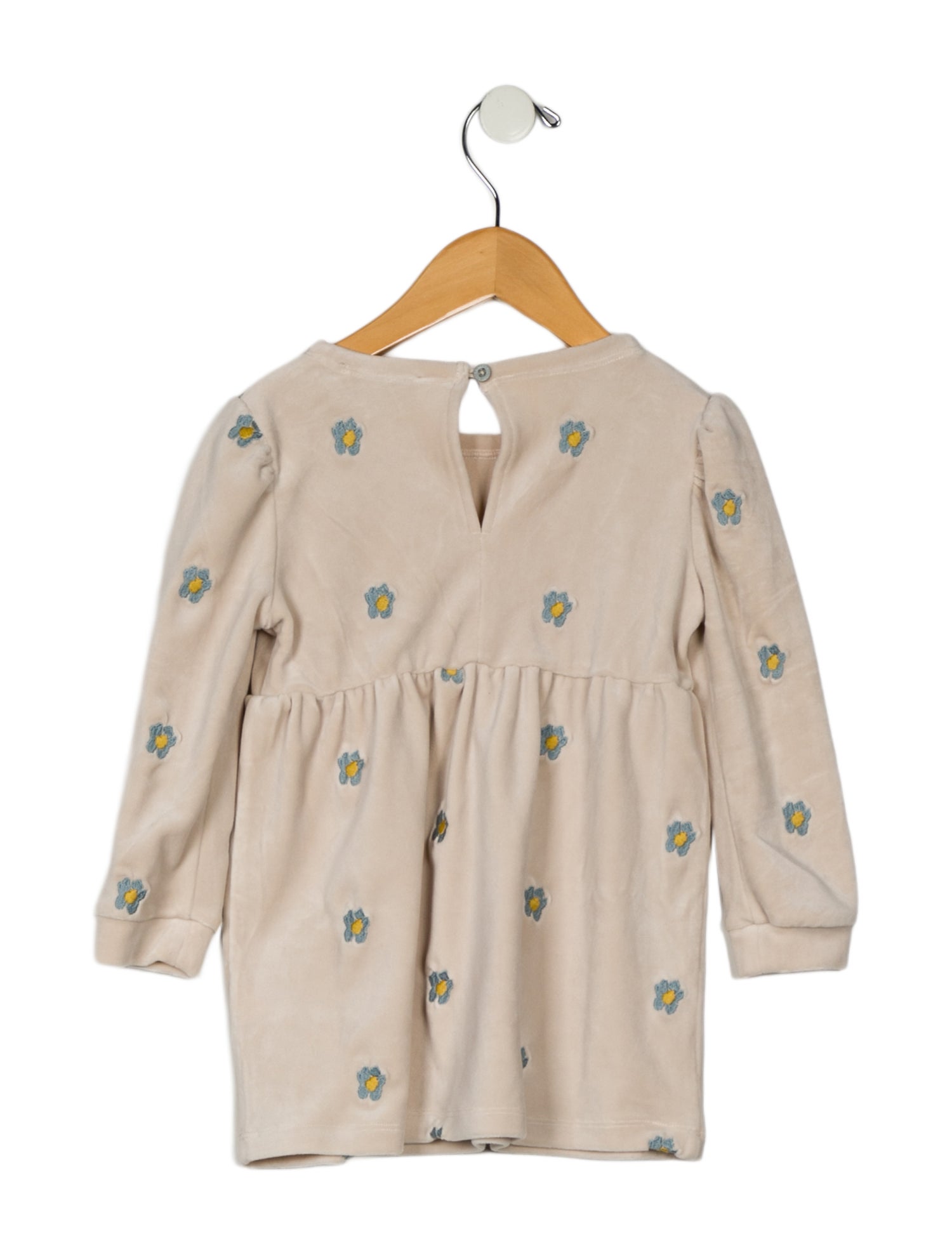 Stella McCartney Stella McCartney Girls' Embroidered Velvet Dress