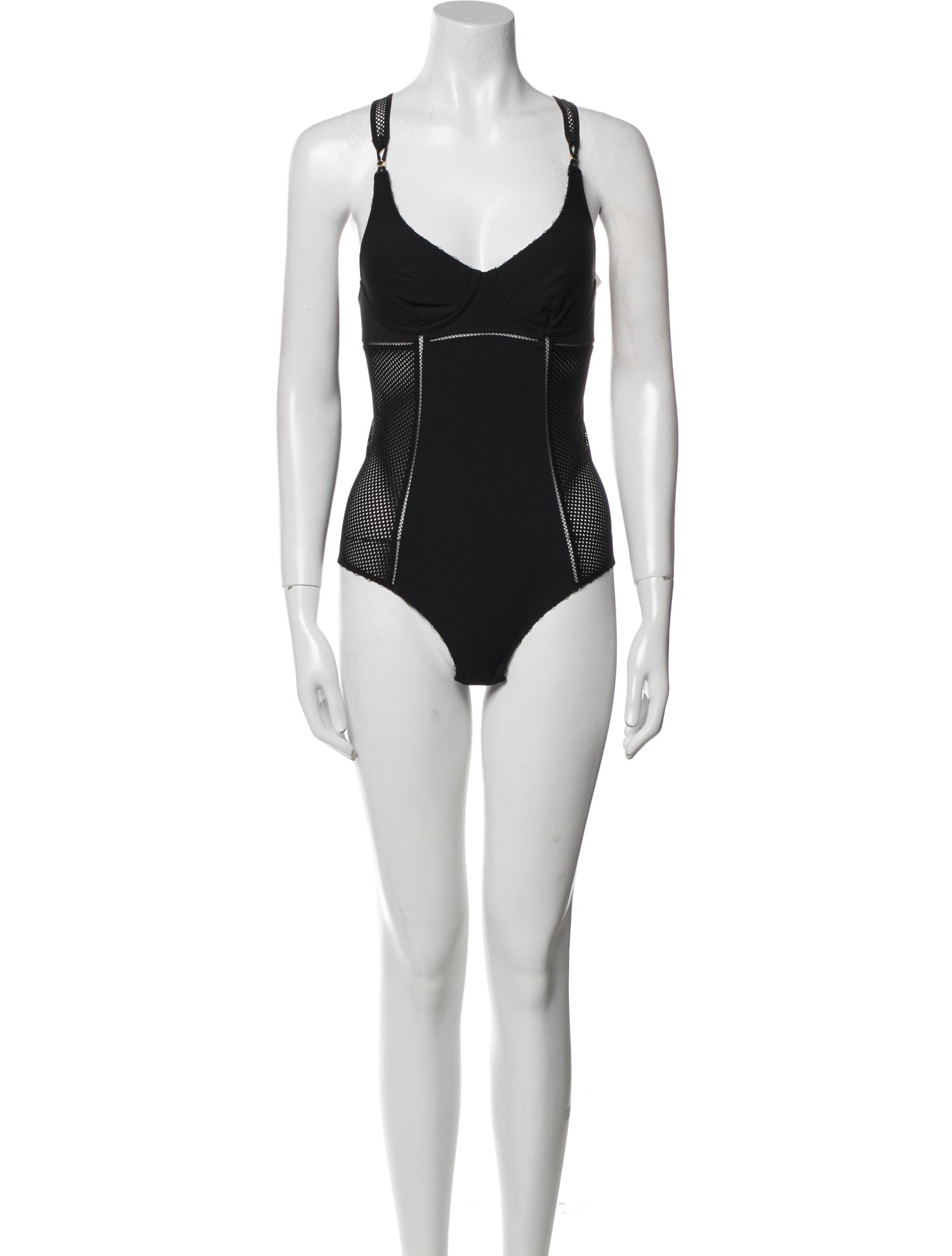 Stella McCartney Nylon V-Neck Bodysuit