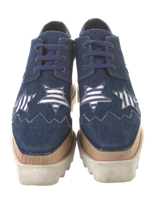 Stella McCartney Denim Patterned Oxfords