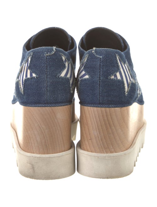 Stella McCartney Denim Patterned Oxfords