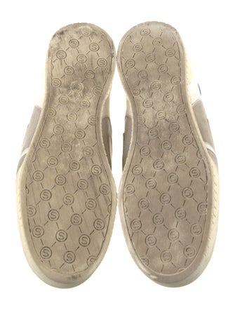 Stella McCartney Leather Colorblock Pattern Sneakers