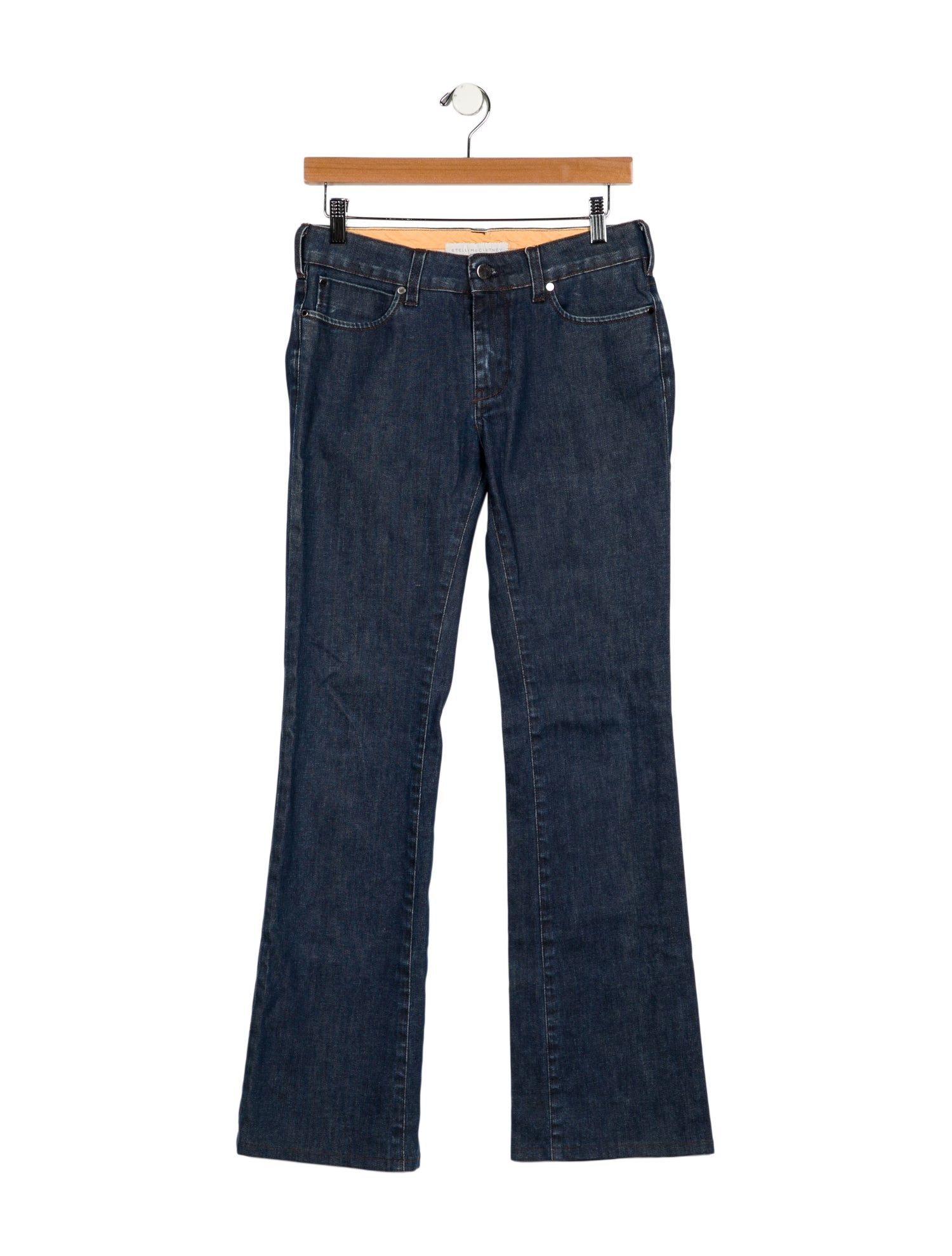 Stella McCartney Mid-Rise Wide Leg Jeans