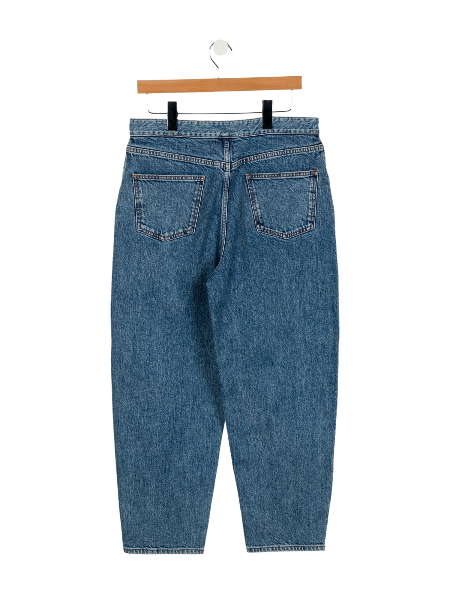 Stella McCartney High-Rise Straight Leg Jeans