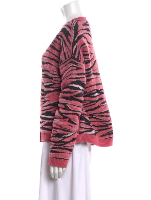 Stella McCartney Virgin Wool Colorblock Pattern Sweater