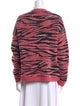 Stella McCartney Virgin Wool Colorblock Pattern Sweater