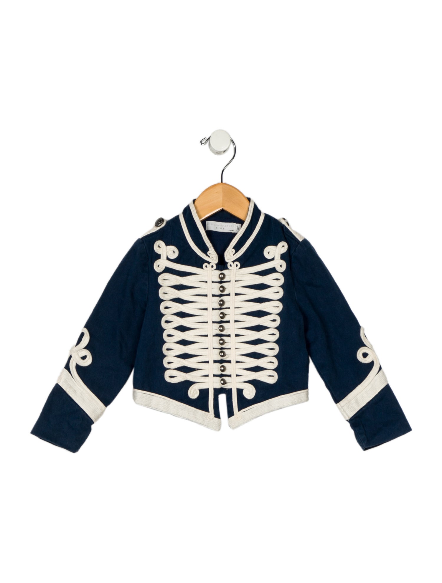 Stella McCartney Toddler Girls' Cotton Braided Accents Jacket