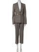 Stella McCartney Wool Plaid Print Pantsuit