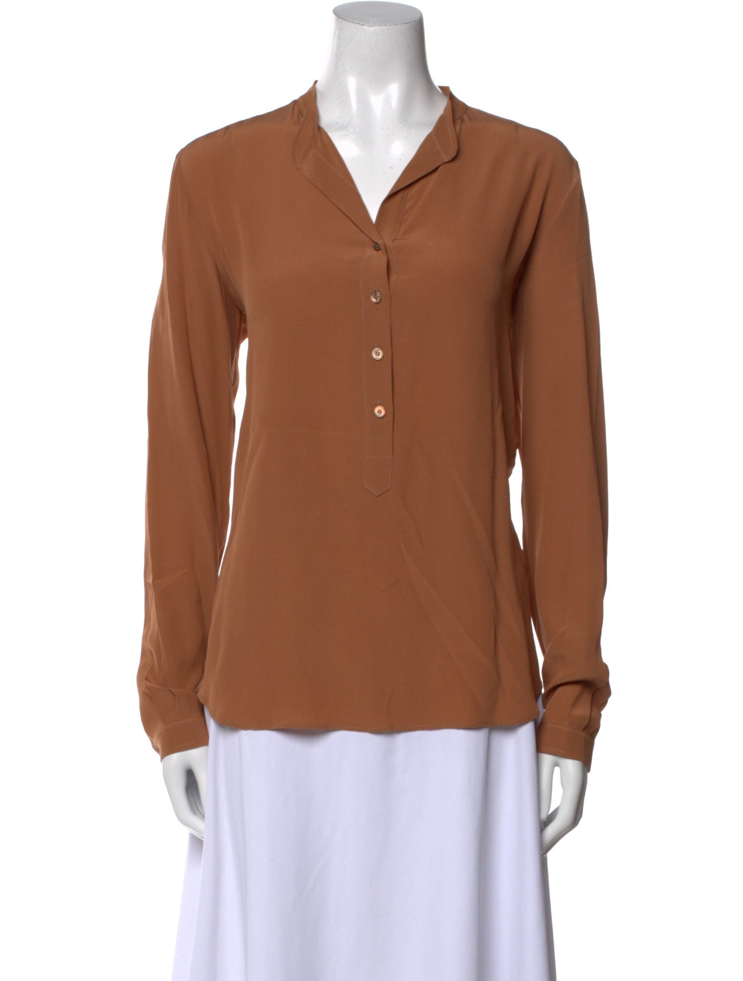 Stella McCartney Silk V-Neck Blouse
