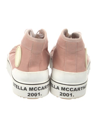Stella McCartney Canvas Colorblock Pattern Sneakers