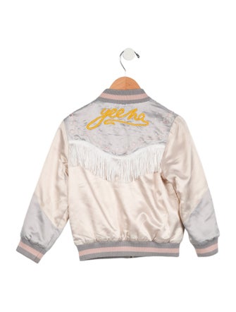 Stella McCartney Toddler Girls' Fringe Trimmed Jacket