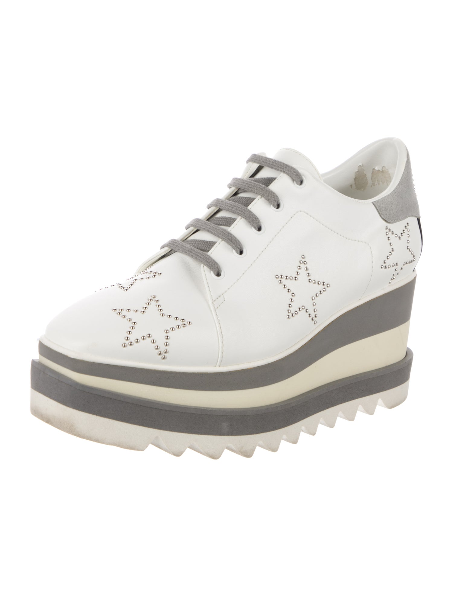 Stella McCartney Vegan Leather Studded Accents Sneakers