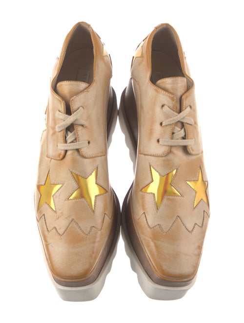 Stella McCartney Leather Printed Oxfords