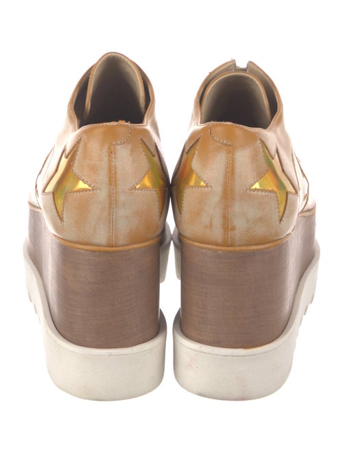 Stella McCartney Leather Printed Oxfords