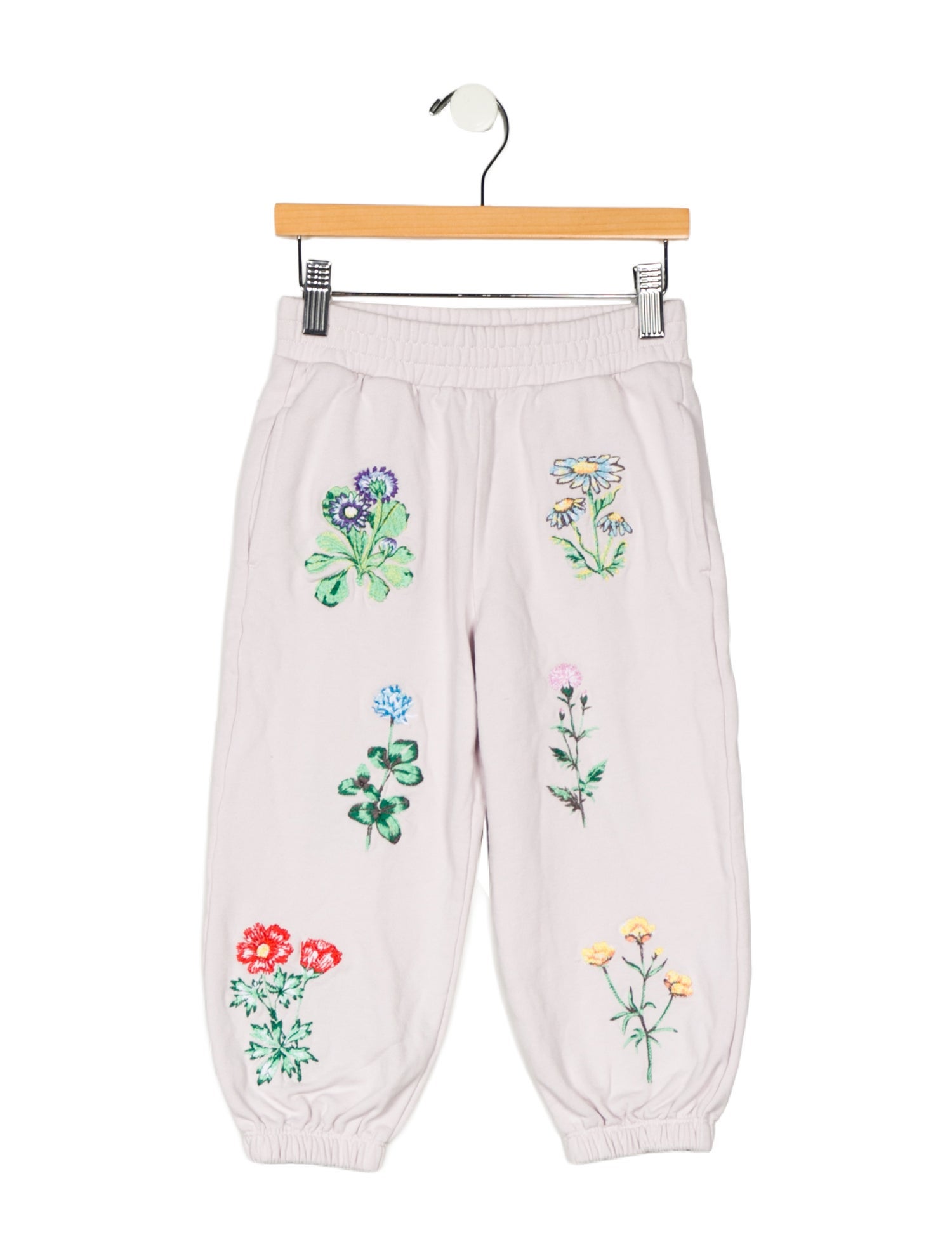 Stella McCartney Toddler Girls' Cotton Embroidered Accent Sweatpants