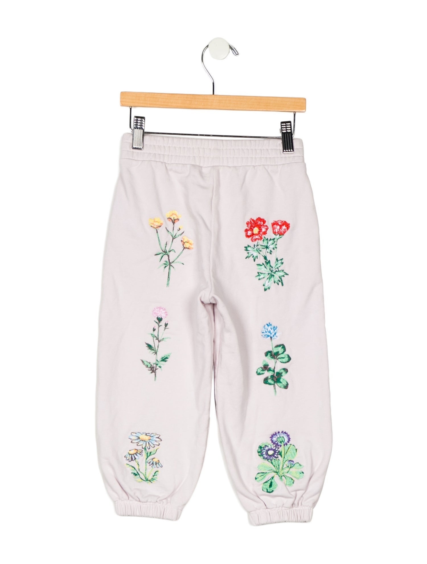 Stella McCartney Toddler Girls' Cotton Embroidered Accent Sweatpants