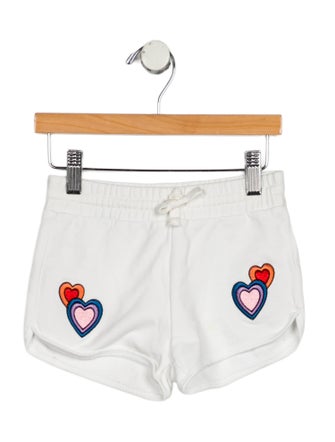 Stella McCartney Toddler Girls' Cotton Embroidered Accent Shorts
