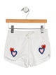 Stella McCartney Toddler Girls' Cotton Embroidered Accent Shorts