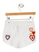 Stella McCartney Toddler Girls' Cotton Embroidered Accent Shorts