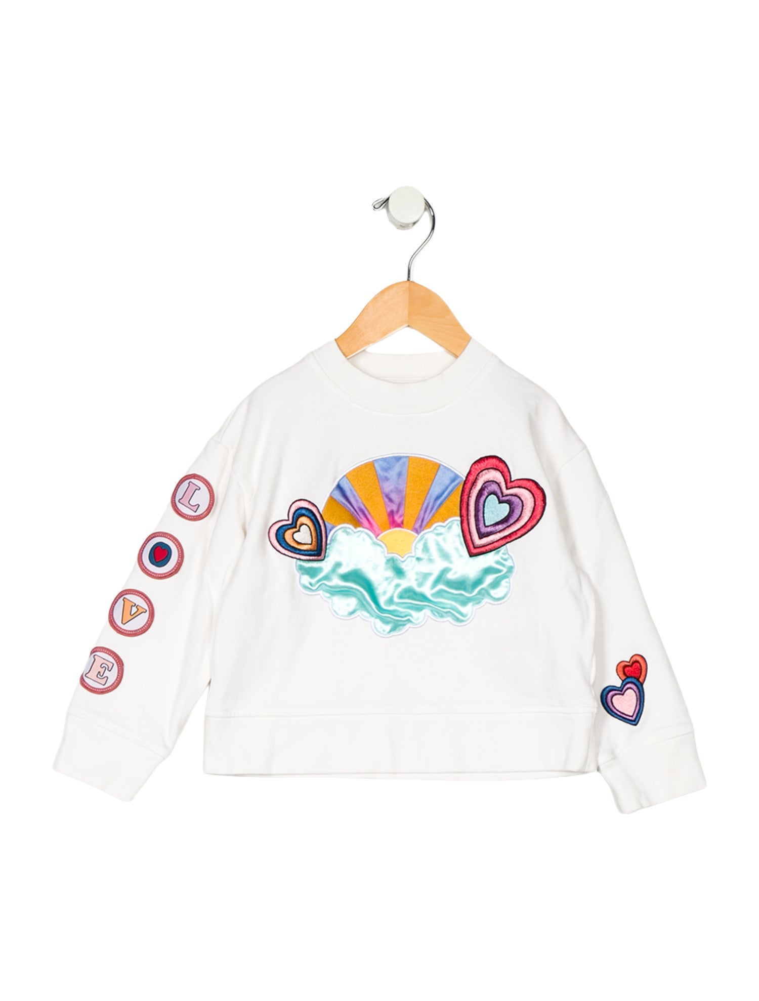 Stella McCartney Toddler Girls' Embroidered Accents Sweatshirt