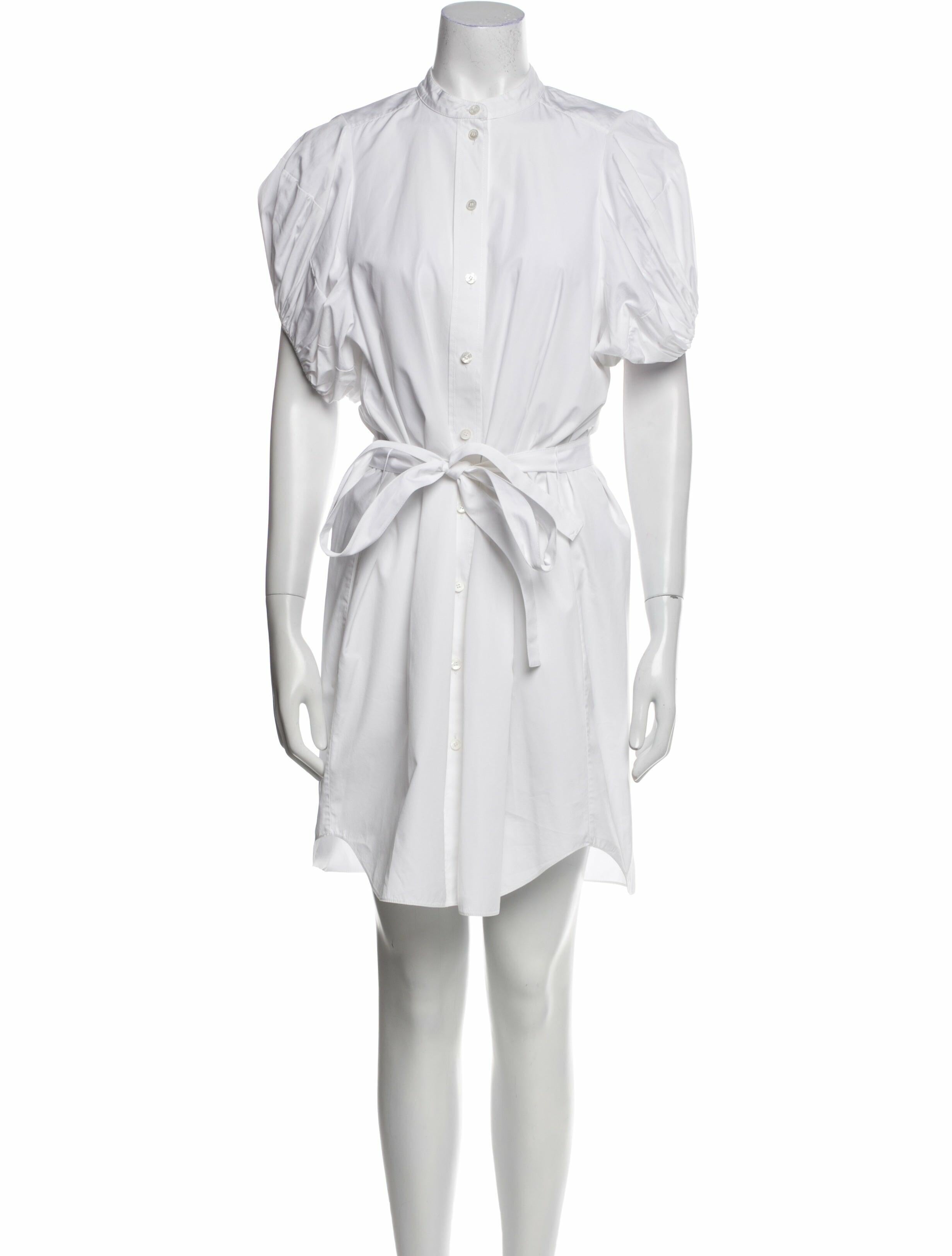 Stella McCartney Mock Neck Knee-Length Dress