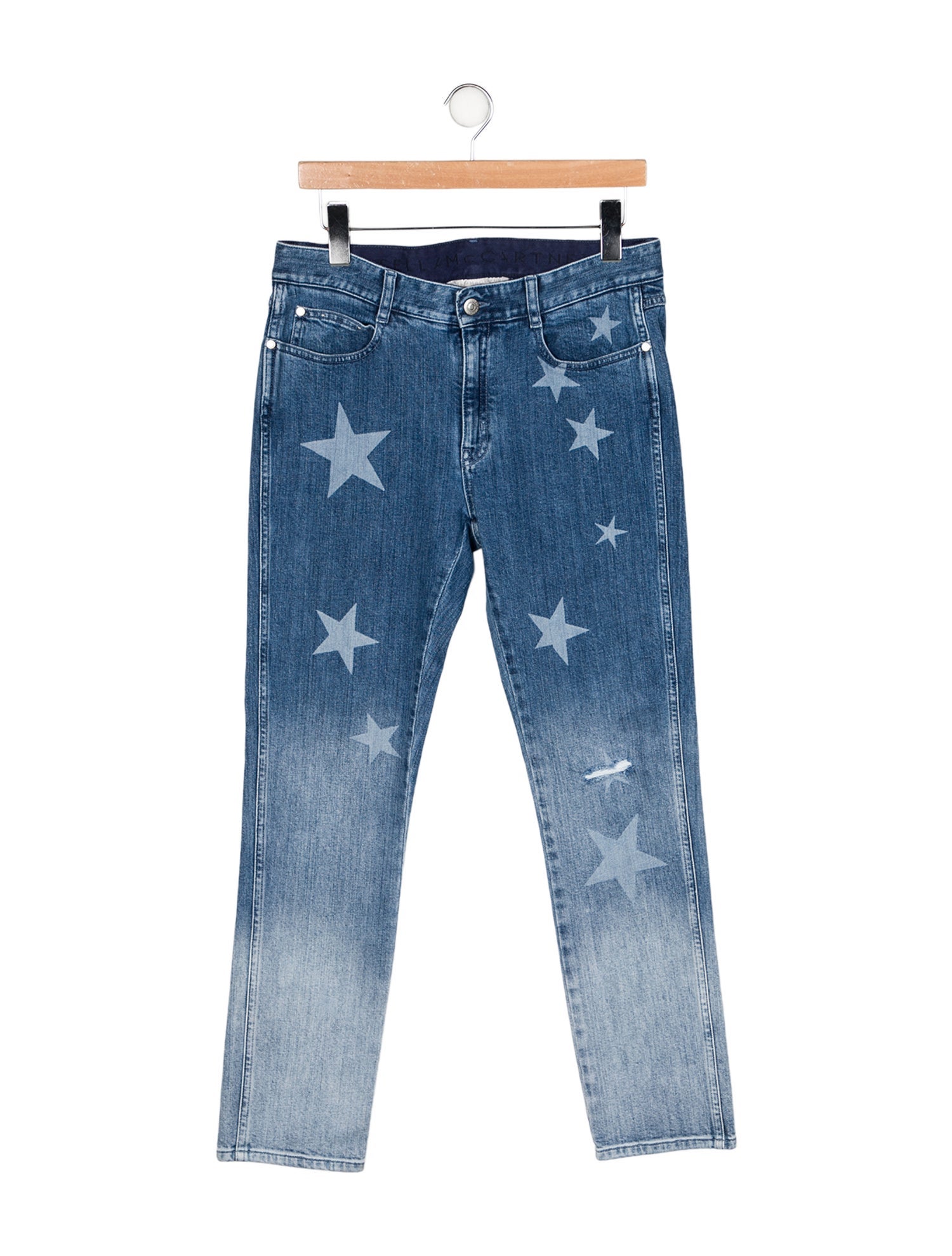 Stella McCartney Mid-Rise Straight Leg Jeans