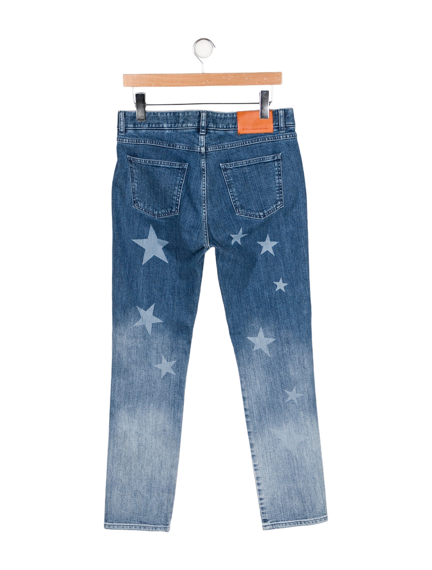 Stella McCartney Mid-Rise Straight Leg Jeans