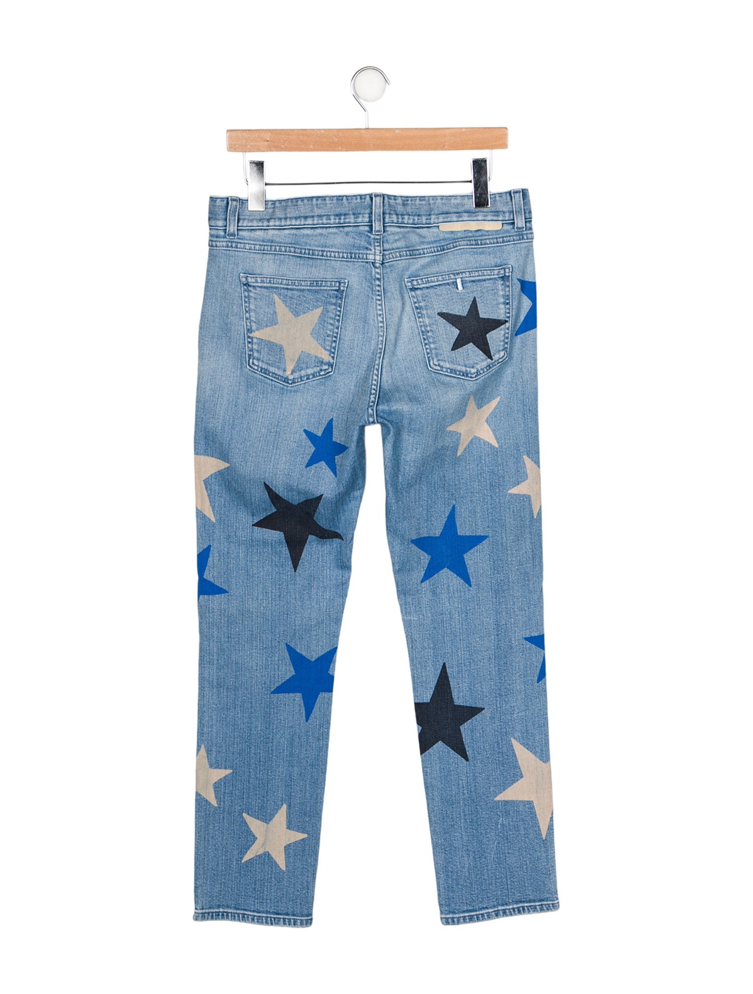 Stella McCartney Mid-Rise Straight Leg Jeans