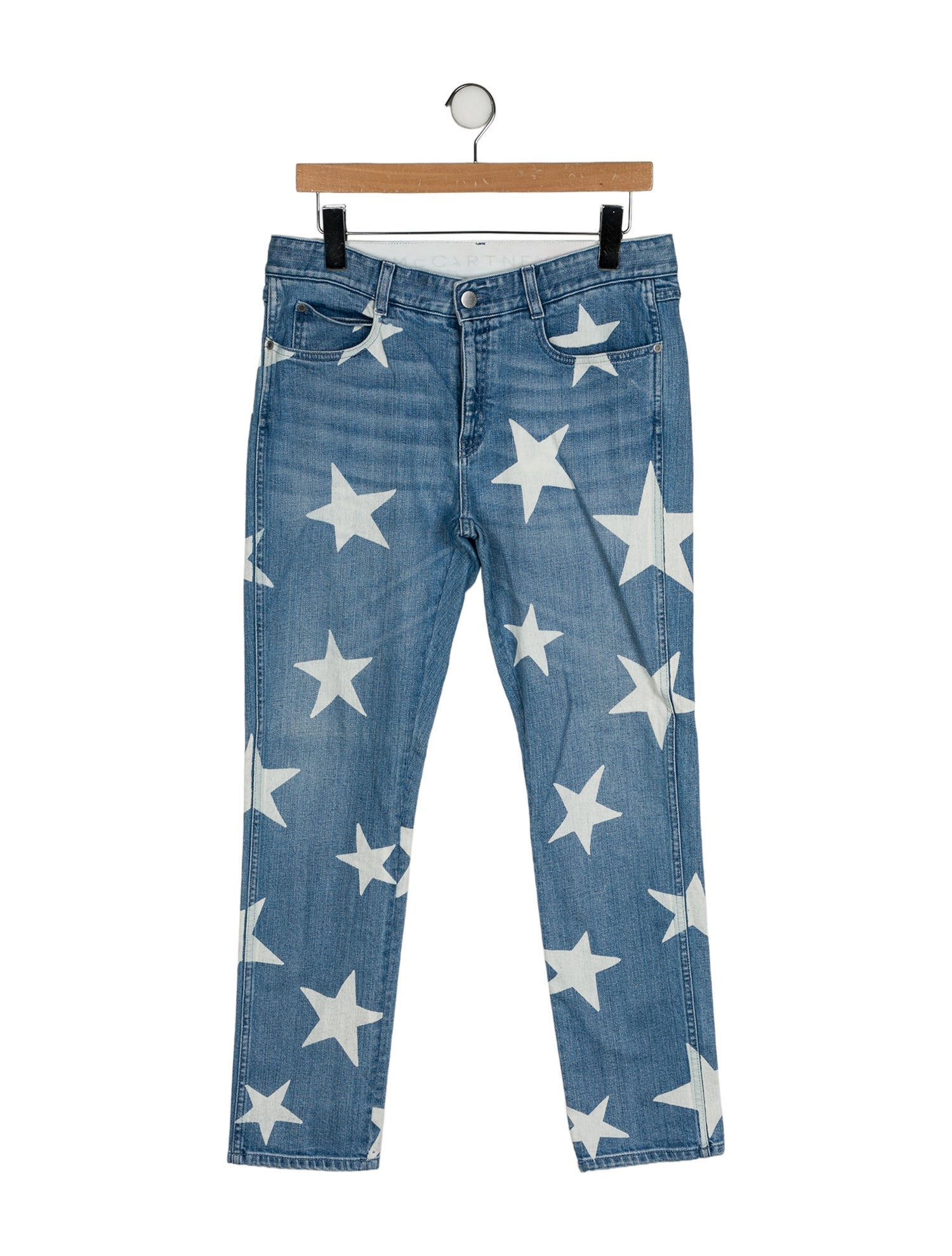 Stella McCartney Mid-Rise Straight Leg Jeans