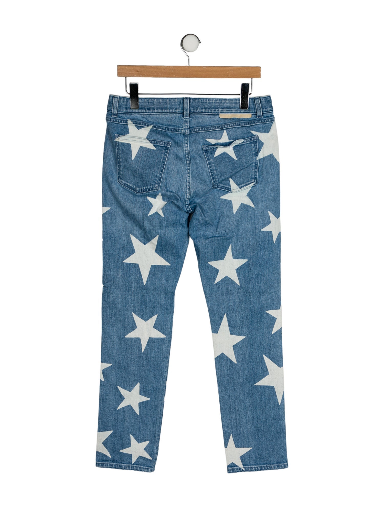 Stella McCartney Mid-Rise Straight Leg Jeans