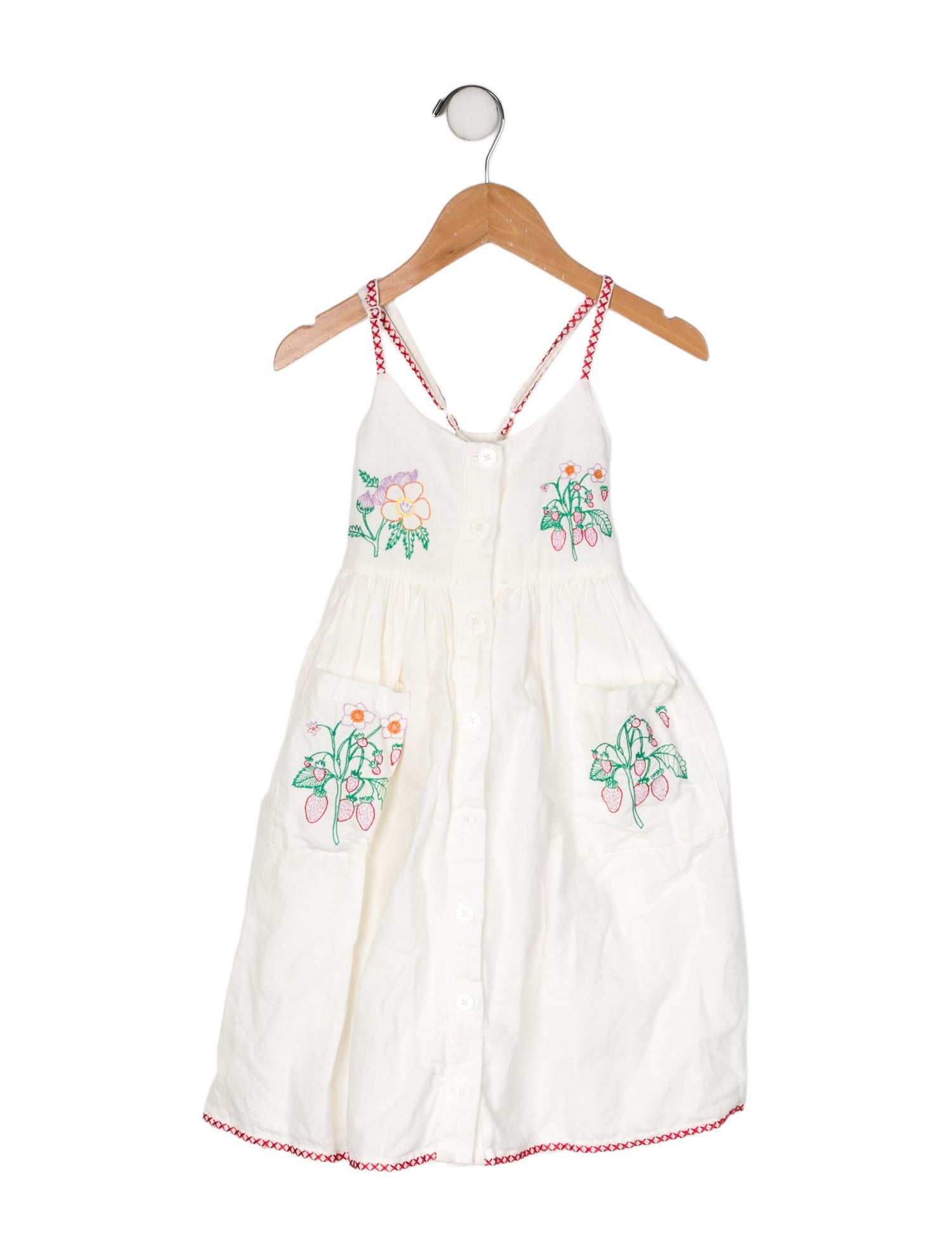 Stella McCartney Embroidered Sleeveless Dress