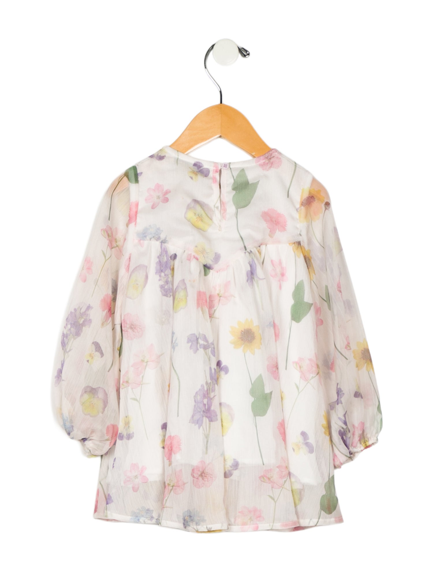 Stella McCartney Toddler Girls' Long Sleeve Floral Print Dress