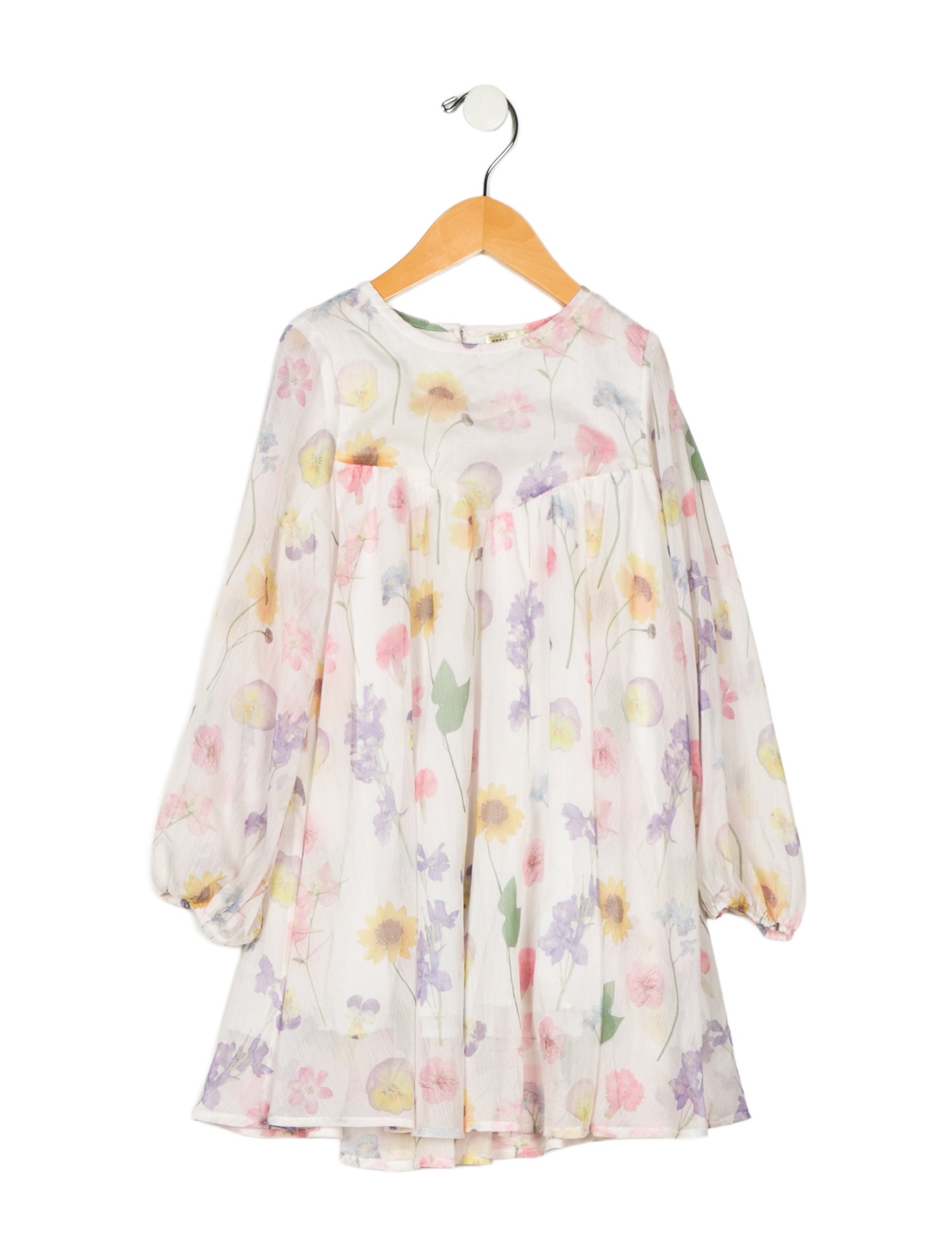 Stella McCartney Toddler Girls' Long Sleeve Floral Print Dress