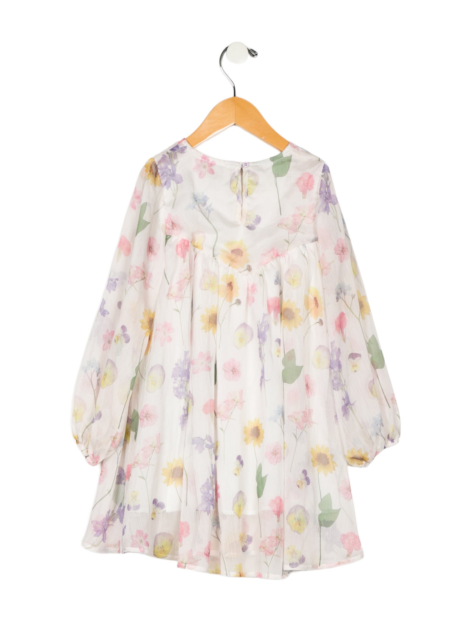 Stella McCartney Toddler Girls' Long Sleeve Floral Print Dress