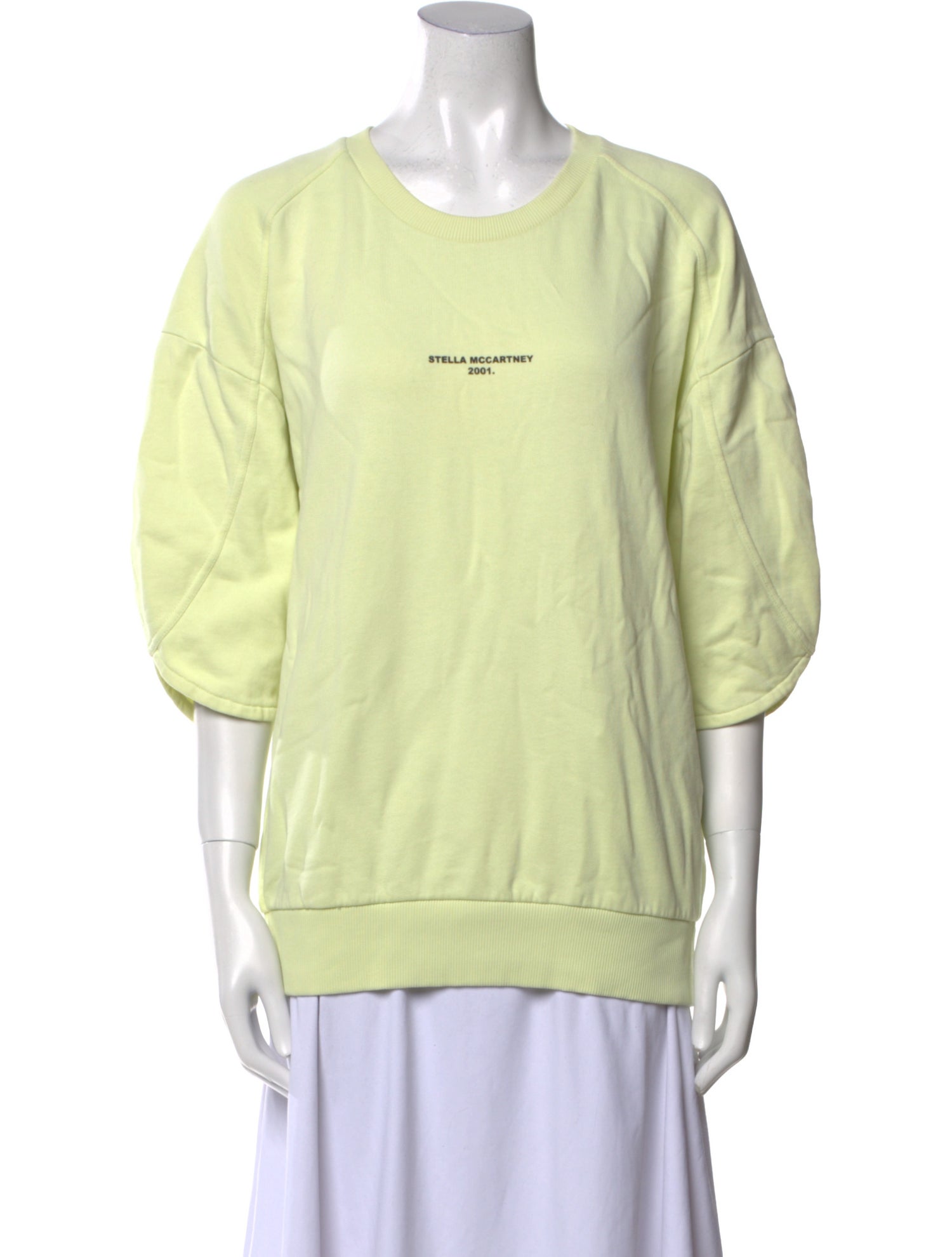 Stella McCartney Crew Neck Three-Quarter Sleeve Sweatshirt