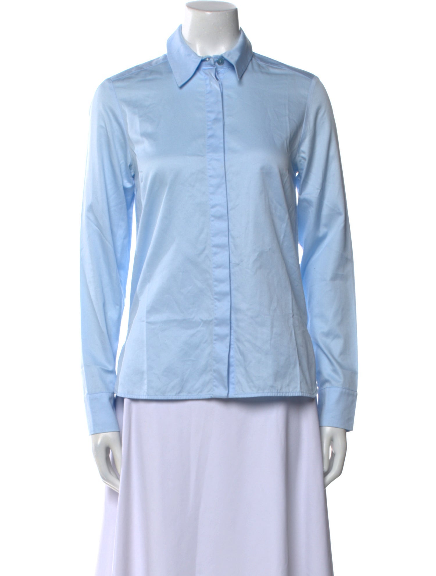 Stella McCartney Long Sleeve Button-Up Top