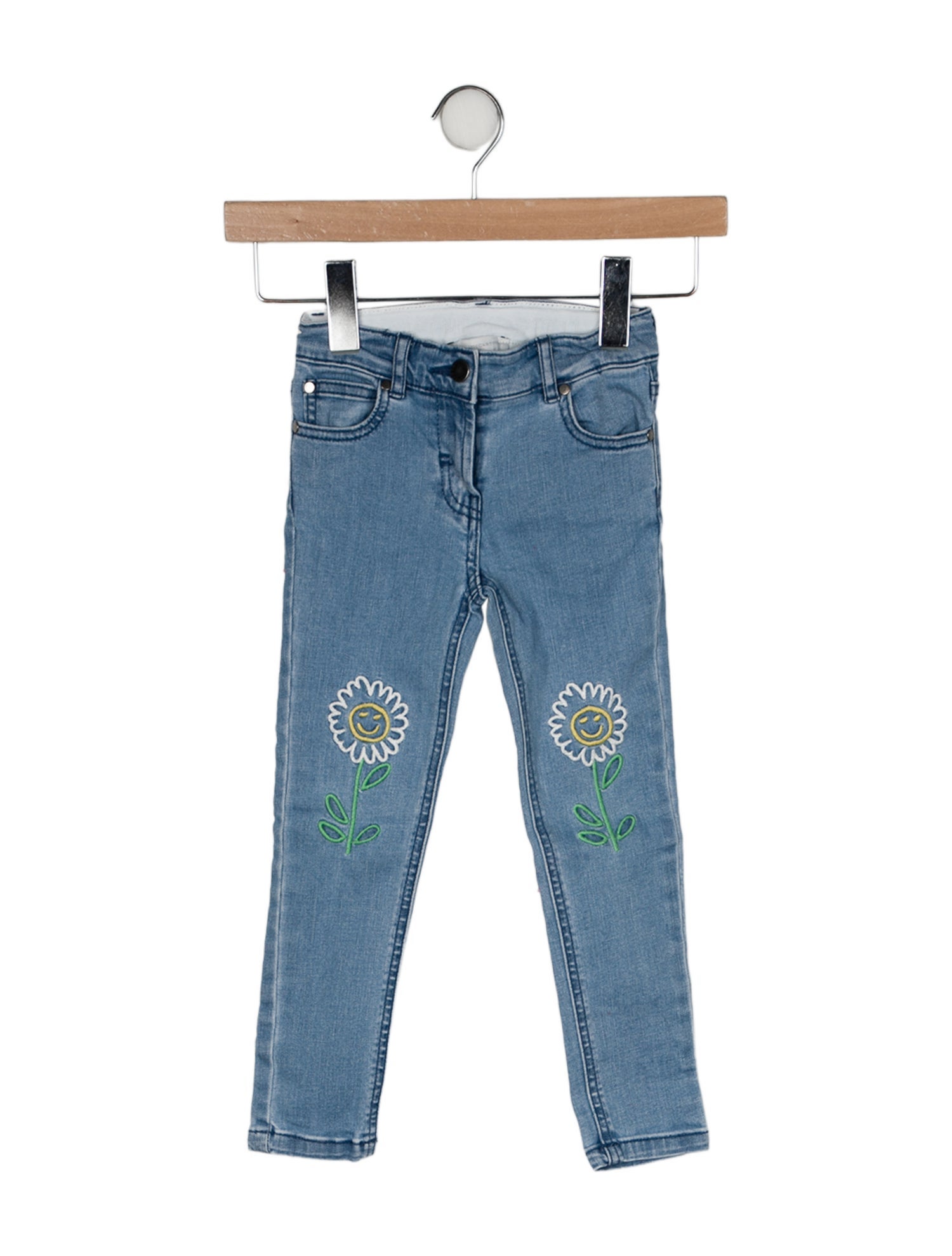 Stella McCartney Solid Denim Jeans