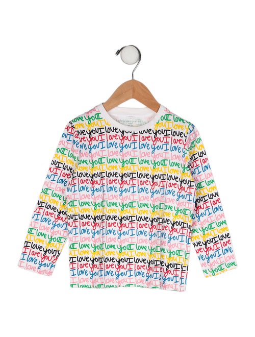 Stella McCartney Graphic Print Long Sleeve Top