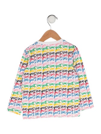 Stella McCartney Graphic Print Long Sleeve Top