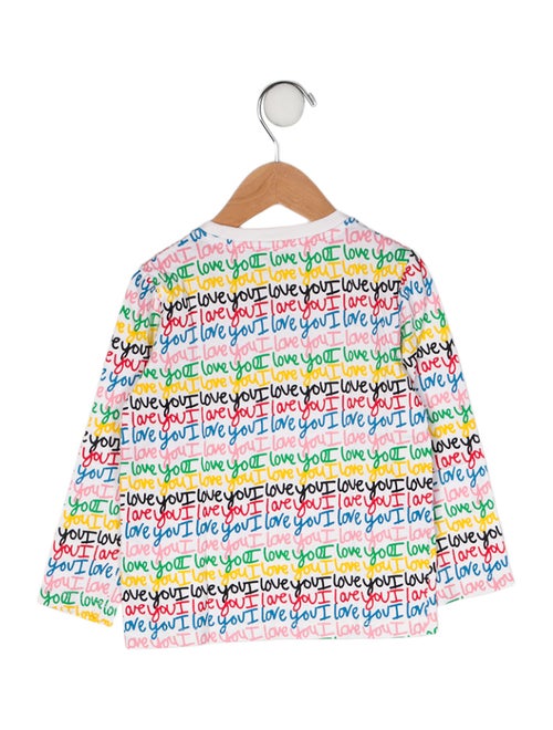 Stella McCartney Graphic Print Long Sleeve Top