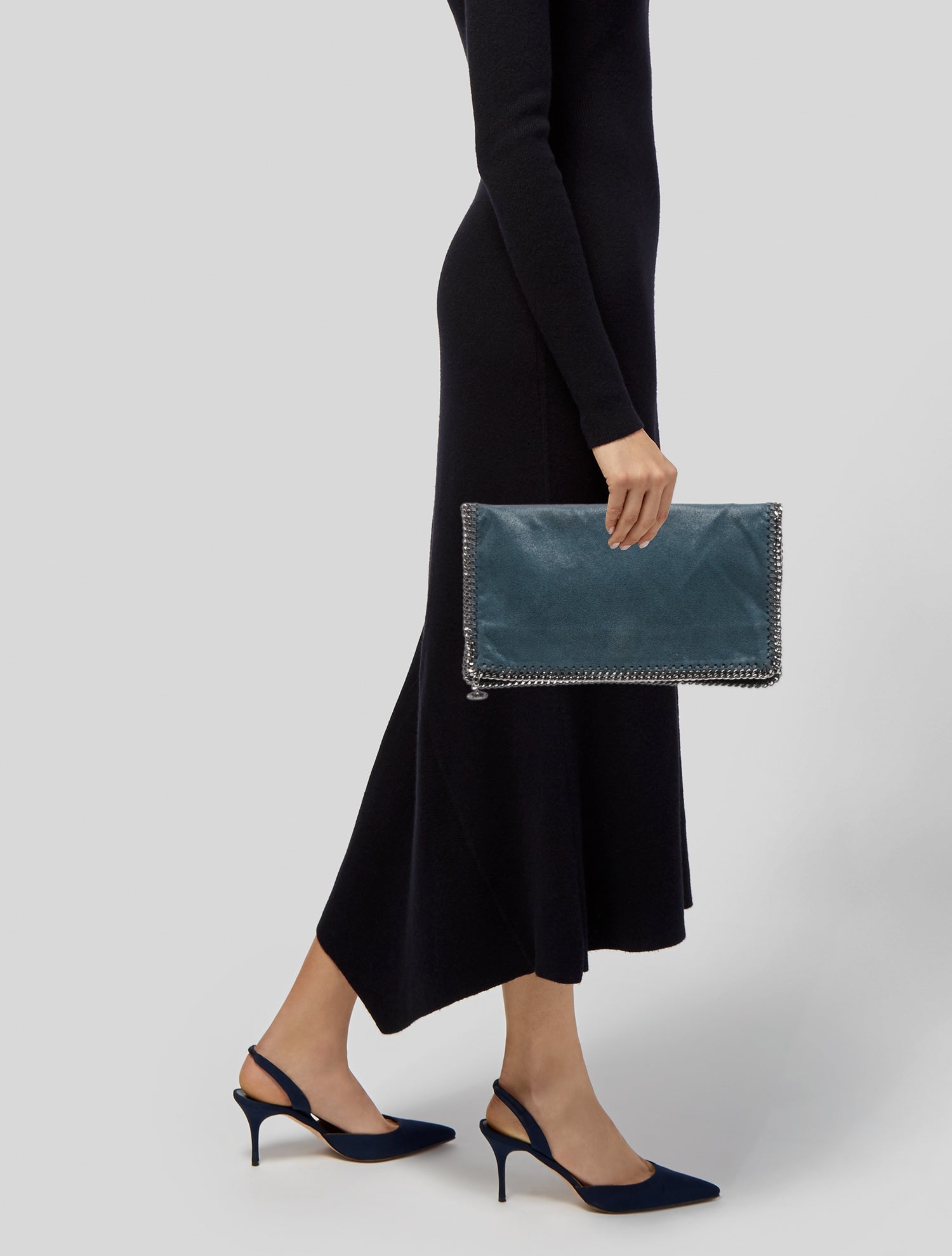 Stella McCartney Vegetarian Suede Clutch