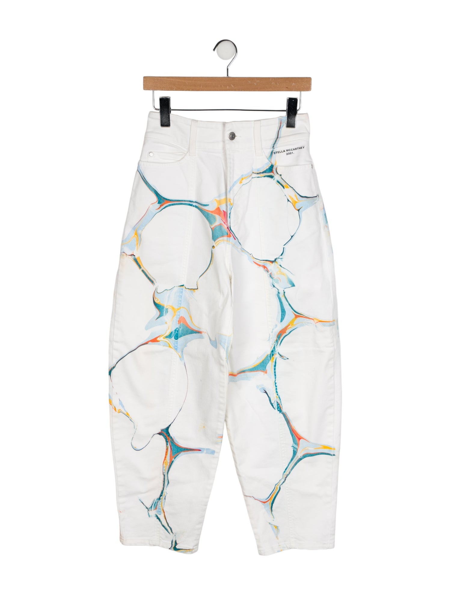 Stella McCartney High-Rise Straight Leg Jeans