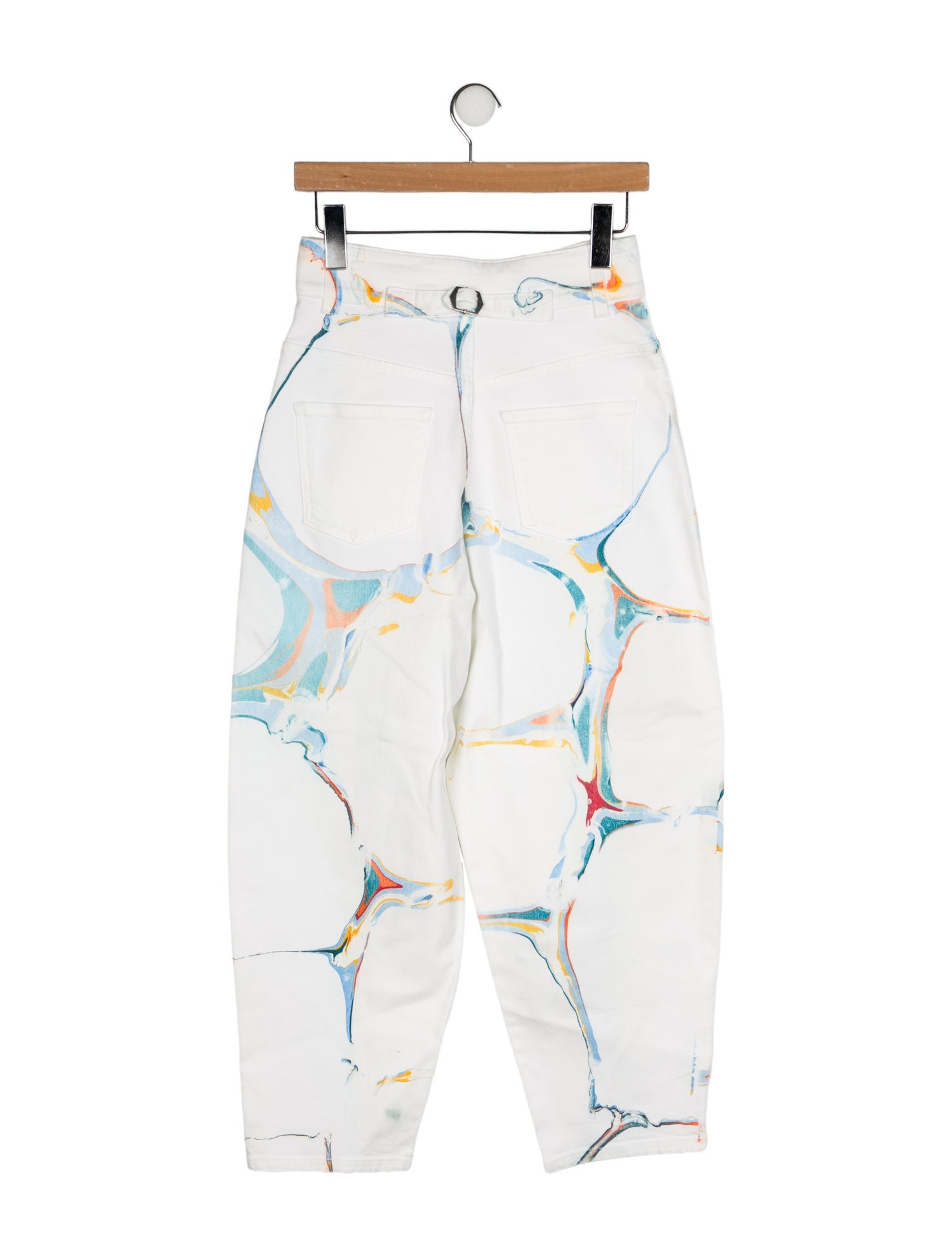 Stella McCartney High-Rise Straight Leg Jeans